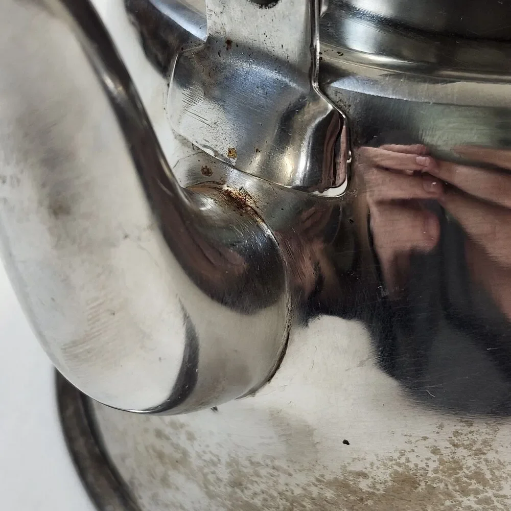 Rostfritt Kettle Stainless Steel Swedish Teapot Retro Coffee Pot Scandinavian